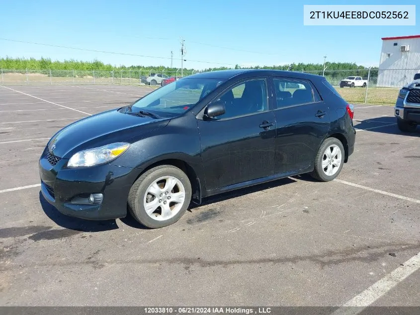 2013 Toyota Matrix VIN: 2T1KU4EE8DC052562 Lot: 12033810