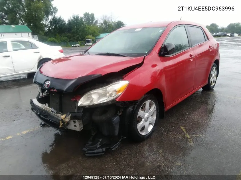 2013 Toyota Matrix VIN: 2T1KU4EE5DC963996 Lot: 12045125