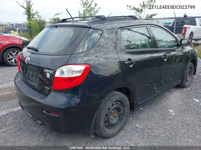 2T1LE4EE8DC022799 2013 Toyota Matrix