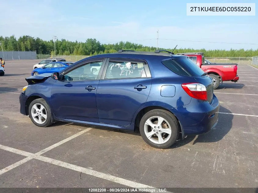 2013 Toyota Corolla Matrix VIN: 2T1KU4EE6DC055220 Lot: 12082208