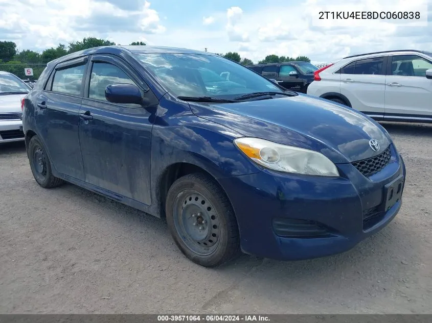 2013 Toyota Matrix L VIN: 2T1KU4EE8DC060838 Lot: 39571064