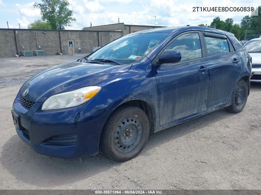 2013 Toyota Matrix L VIN: 2T1KU4EE8DC060838 Lot: 39571064