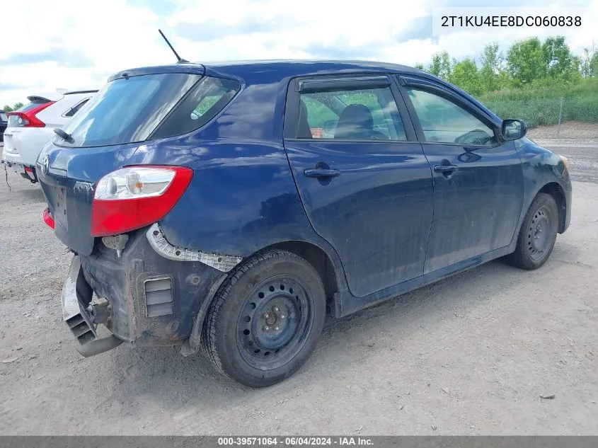 2T1KU4EE8DC060838 2013 Toyota Matrix L