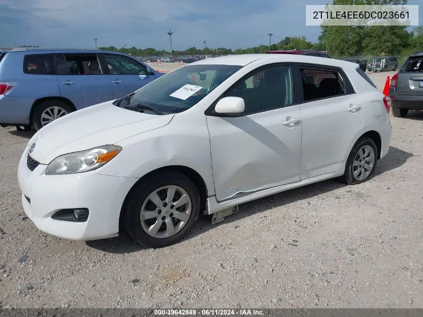 2013 Toyota Matrix S VIN: 2T1LE4EE6DC023661 Lot: 39642849