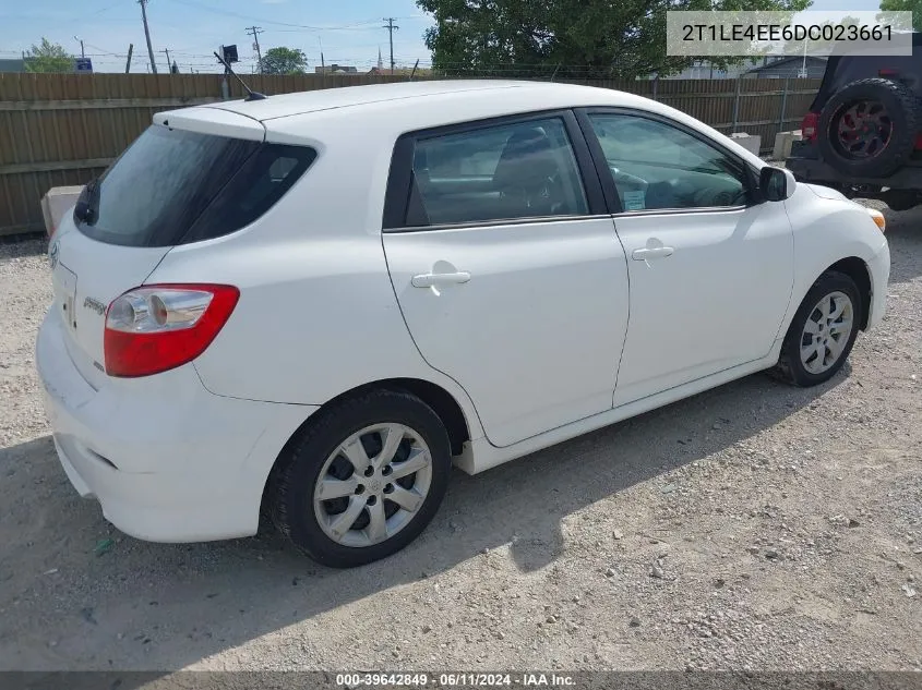 2013 Toyota Matrix S VIN: 2T1LE4EE6DC023661 Lot: 39642849