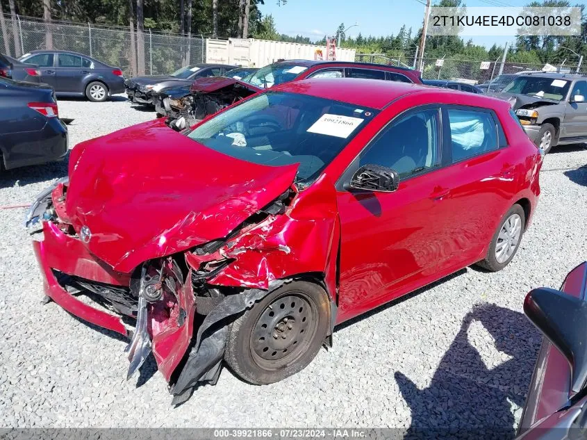 2T1KU4EE4DC081038 2013 Toyota Matrix L