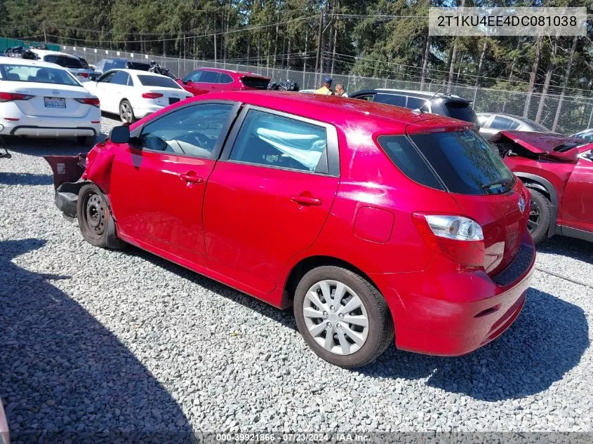 2T1KU4EE4DC081038 2013 Toyota Matrix L