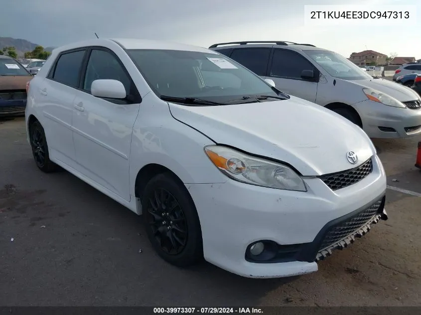 2013 Toyota Matrix L VIN: 2T1KU4EE3DC947313 Lot: 39973307