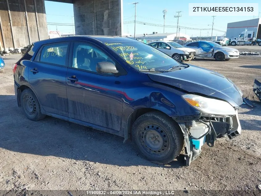 2014 Toyota Matrix VIN: 2T1KU4EE5EC134153 Lot: 11980822