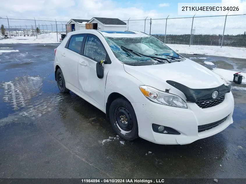 2014 Toyota Matrix VIN: 2T1KU4EE9EC134026 Lot: 11984894