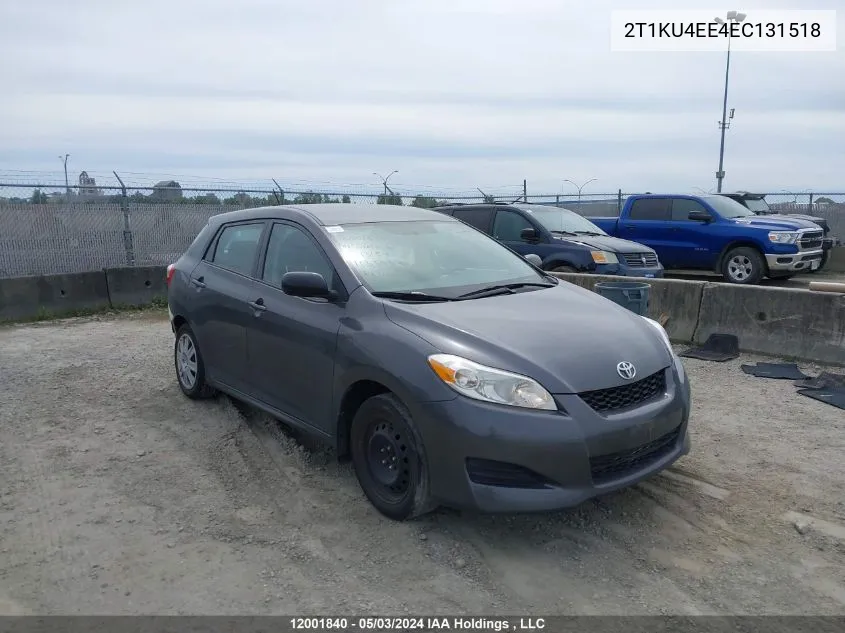 2014 Toyota Matrix S VIN: 2T1KU4EE4EC131518 Lot: 12001840