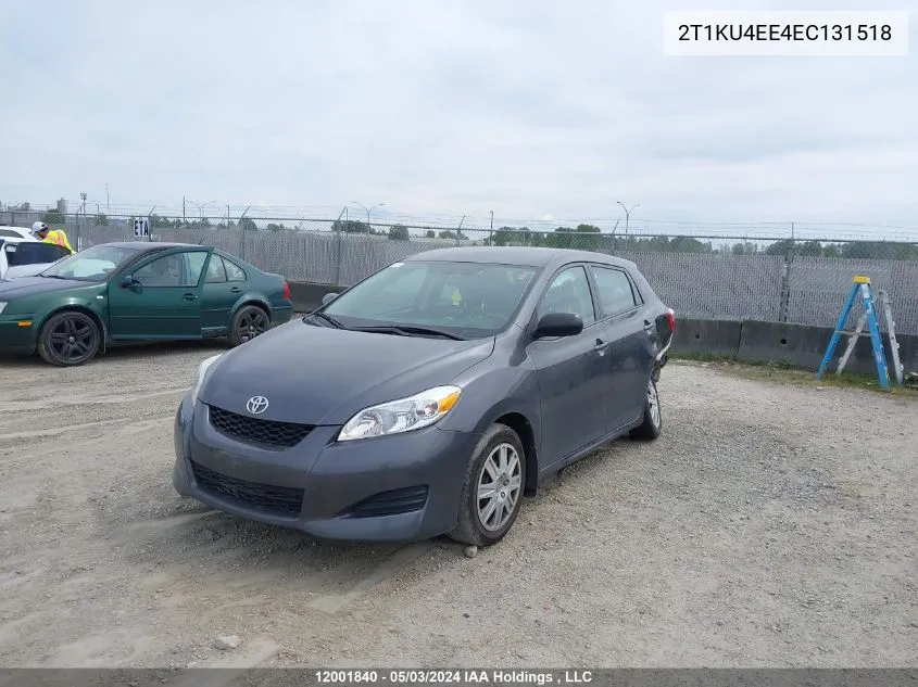 2014 Toyota Matrix S VIN: 2T1KU4EE4EC131518 Lot: 12001840