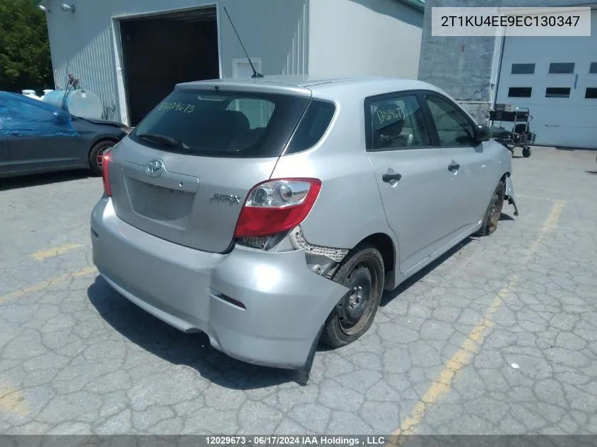 2014 Toyota Matrix S VIN: 2T1KU4EE9EC130347 Lot: 12029673