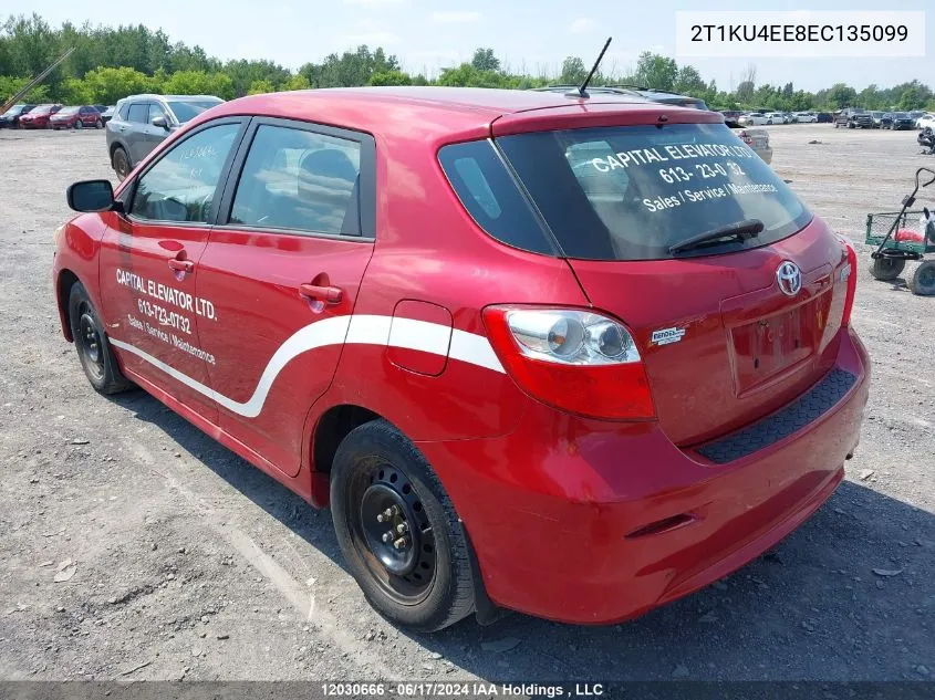 2T1KU4EE8EC135099 2014 Toyota Matrix S