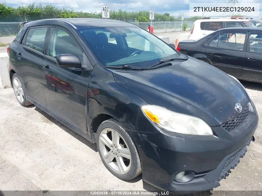 2014 Toyota Matrix S VIN: 2T1KU4EE2EC129024 Lot: 12050039