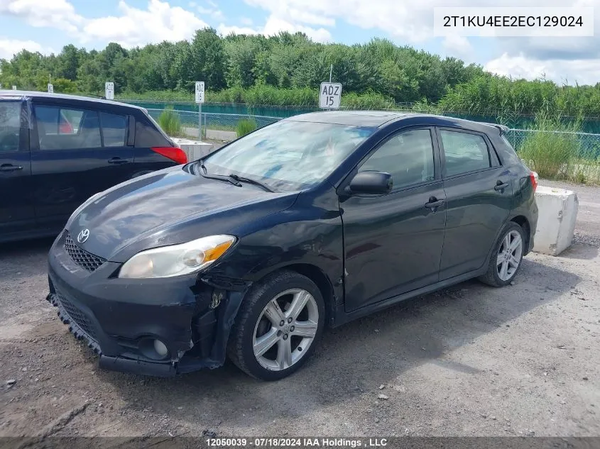 2T1KU4EE2EC129024 2014 Toyota Matrix S