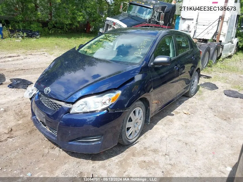 2014 Toyota Matrix S VIN: 2T1KU4EE3EC135673 Lot: 12054701