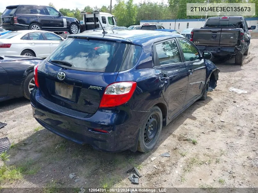 2014 Toyota Matrix S VIN: 2T1KU4EE3EC135673 Lot: 12054701