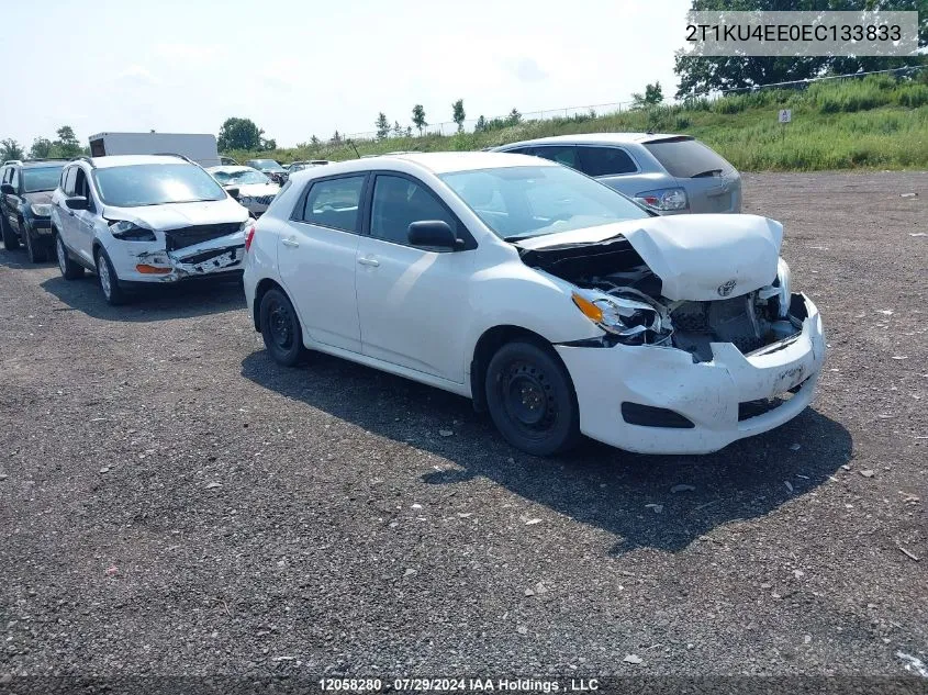 2014 Toyota Matrix S VIN: 2T1KU4EE0EC133833 Lot: 12058280