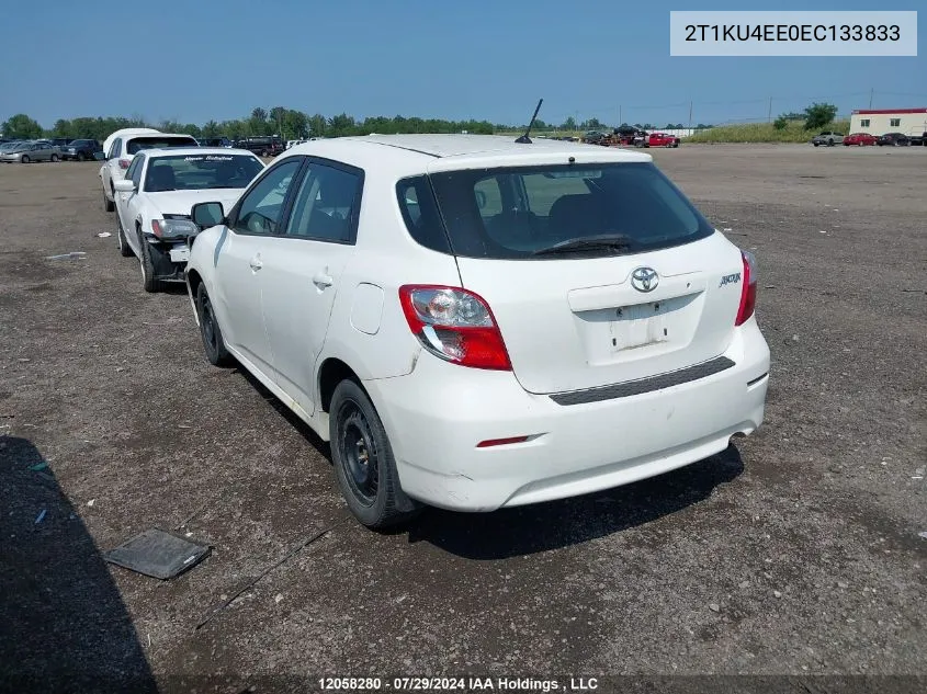 2014 Toyota Matrix S VIN: 2T1KU4EE0EC133833 Lot: 12058280