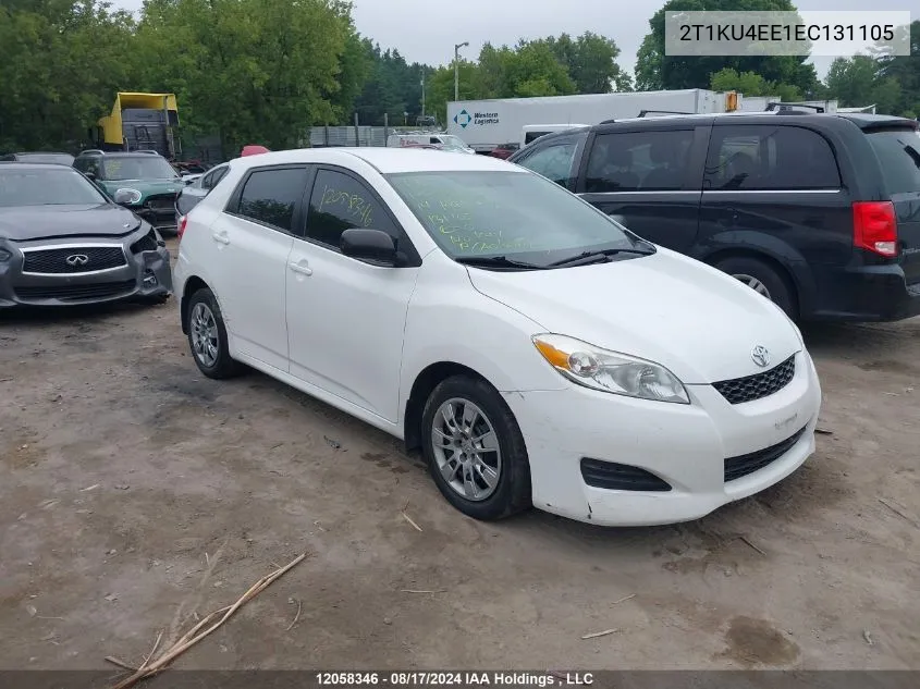 2T1KU4EE1EC131105 2014 Toyota Matrix S