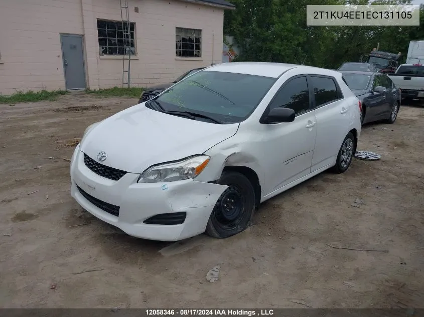 2T1KU4EE1EC131105 2014 Toyota Matrix S