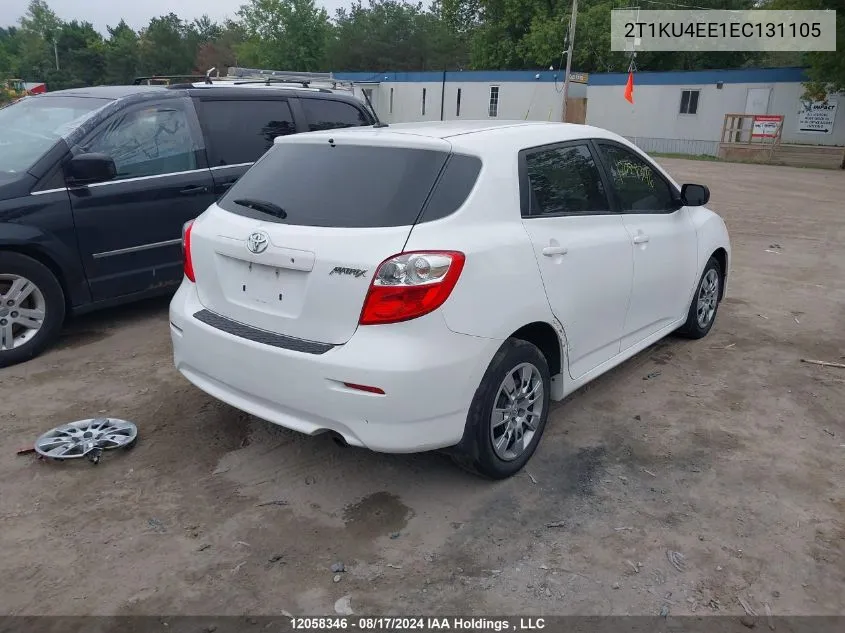 2014 Toyota Matrix S VIN: 2T1KU4EE1EC131105 Lot: 12058346