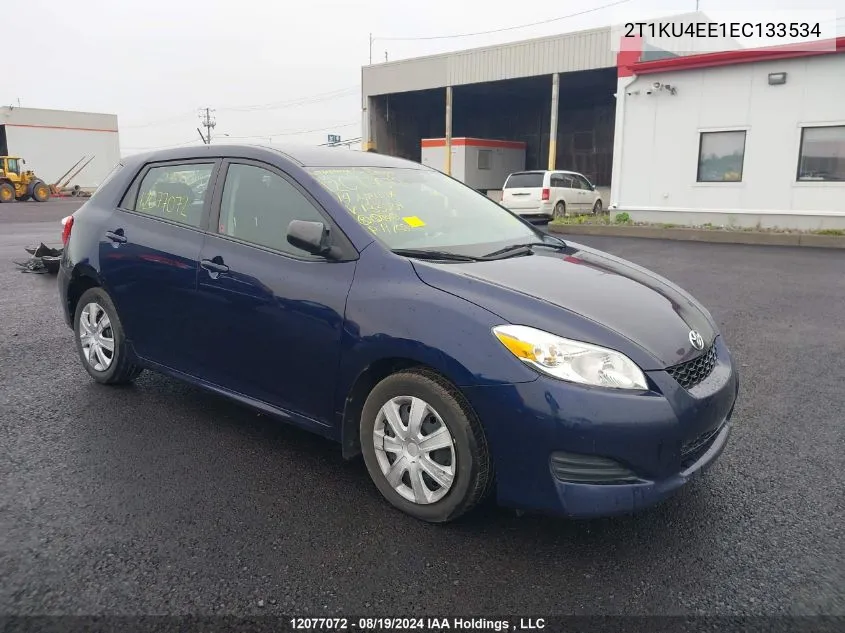 2014 Toyota Matrix VIN: 2T1KU4EE1EC133534 Lot: 12077072