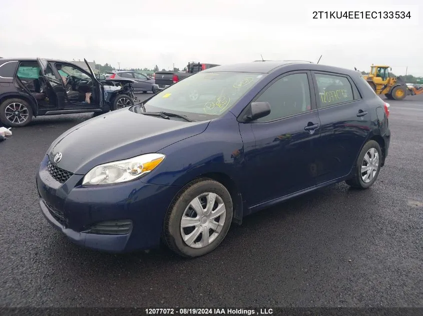 2T1KU4EE1EC133534 2014 Toyota Matrix