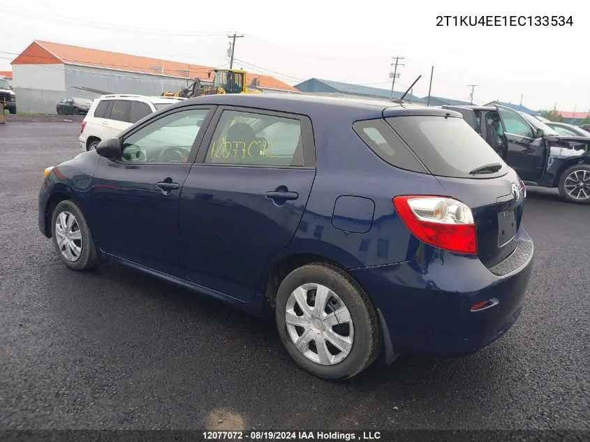 2T1KU4EE1EC133534 2014 Toyota Matrix