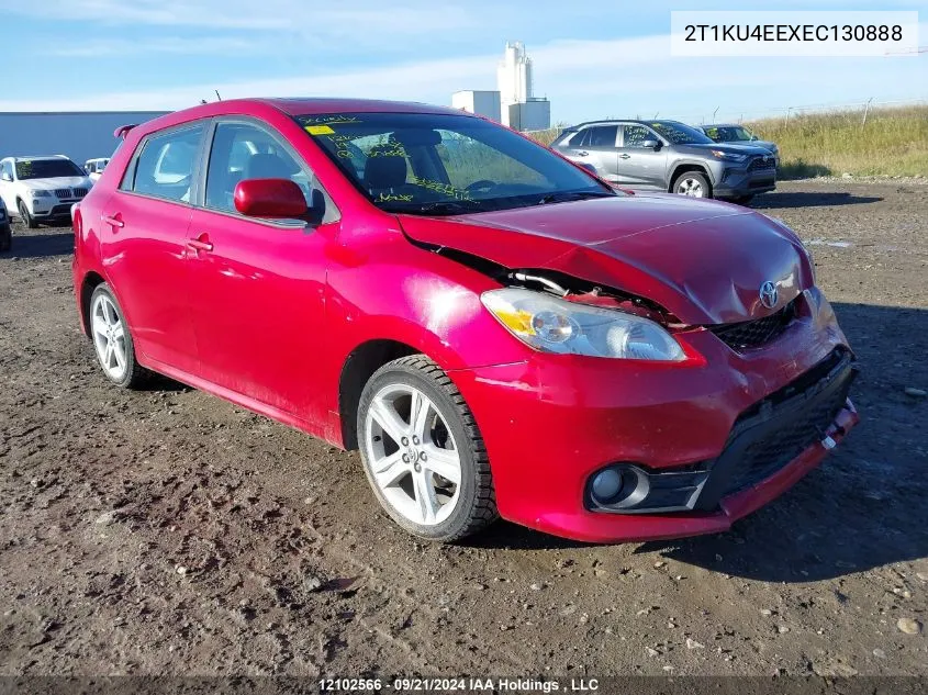 2014 Toyota Matrix Wagon VIN: 2T1KU4EEXEC130888 Lot: 12102566