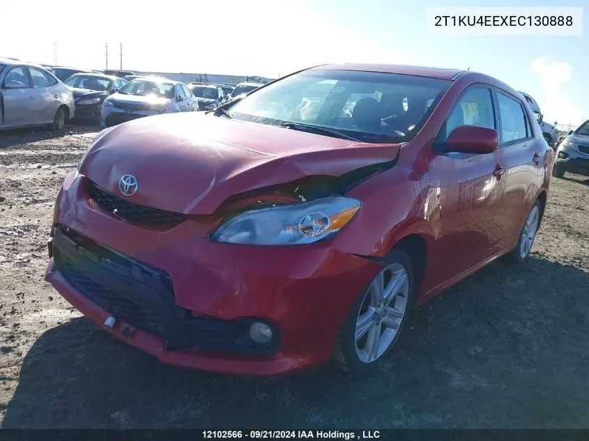 2014 Toyota Matrix Wagon VIN: 2T1KU4EEXEC130888 Lot: 12102566