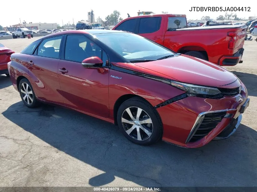 JTDBVRBD5JA004412 2018 Toyota Mirai