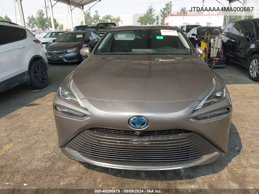 JTDAAAAA4MA000887 2021 Toyota Mirai Xle/Limited