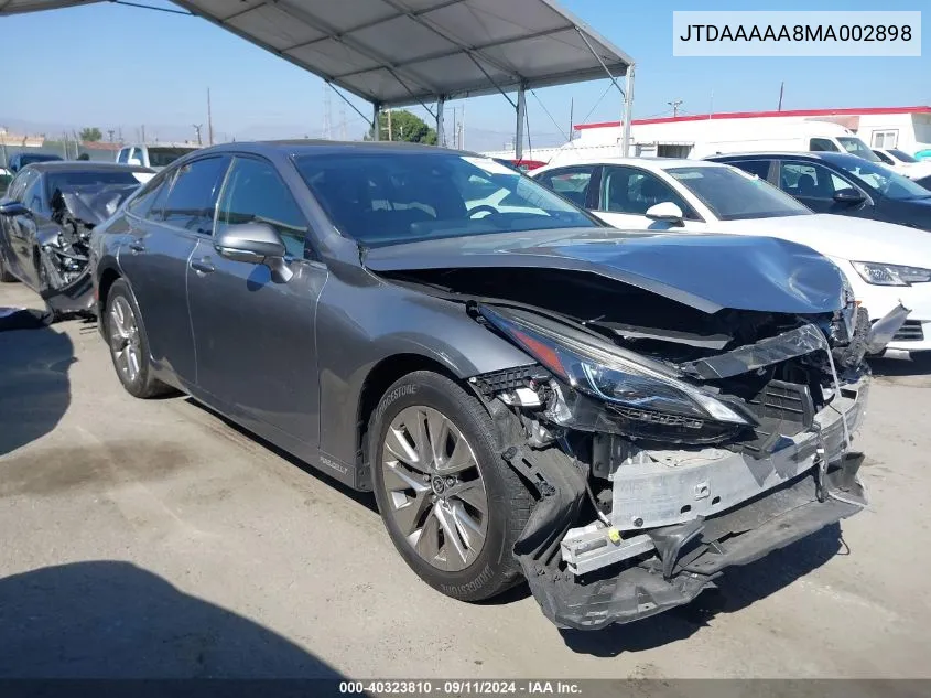 JTDAAAAA8MA002898 2021 Toyota Mirai Xle/Limited