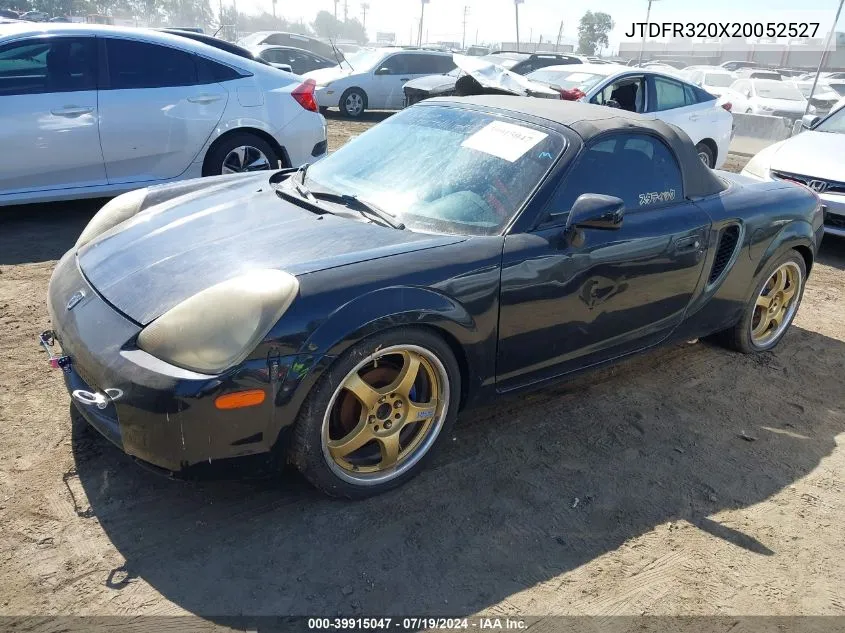 JTDFR320X20052527 2002 Toyota Mr2 Spyder