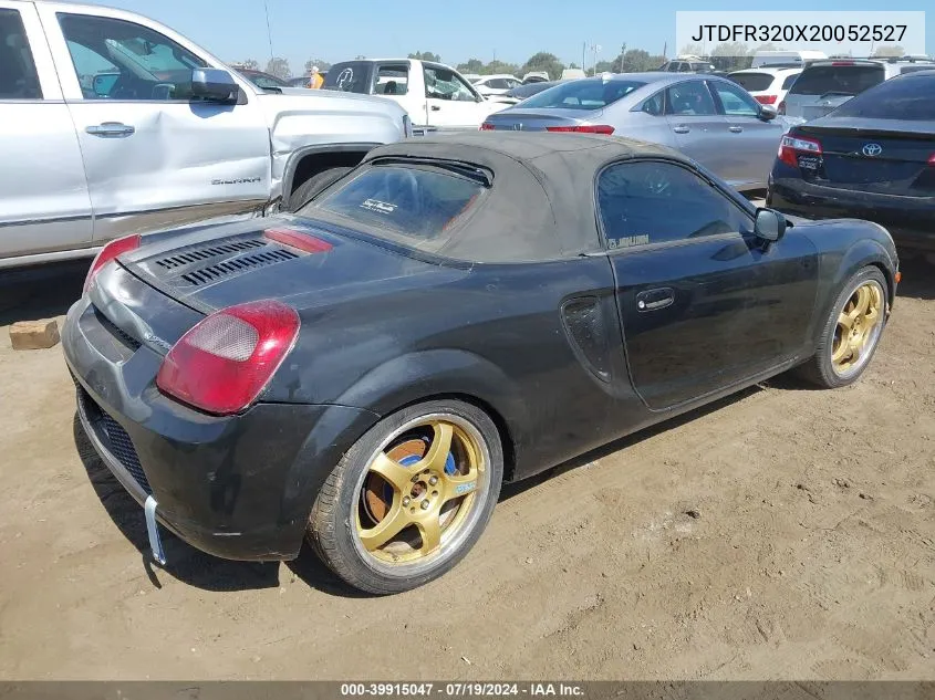 JTDFR320X20052527 2002 Toyota Mr2 Spyder