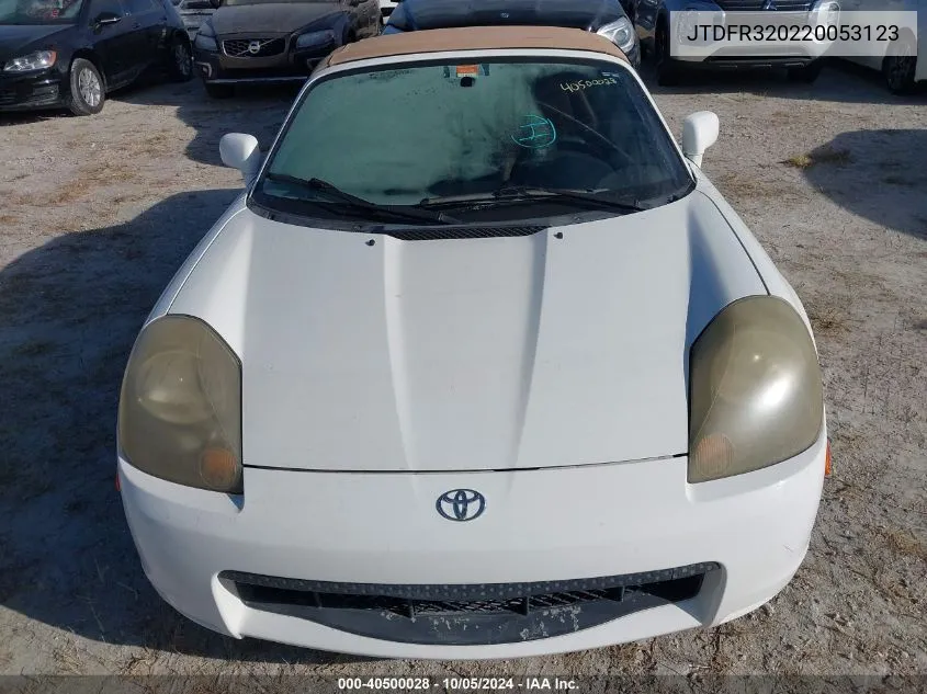 JTDFR320220053123 2002 Toyota Mr2 Spyder