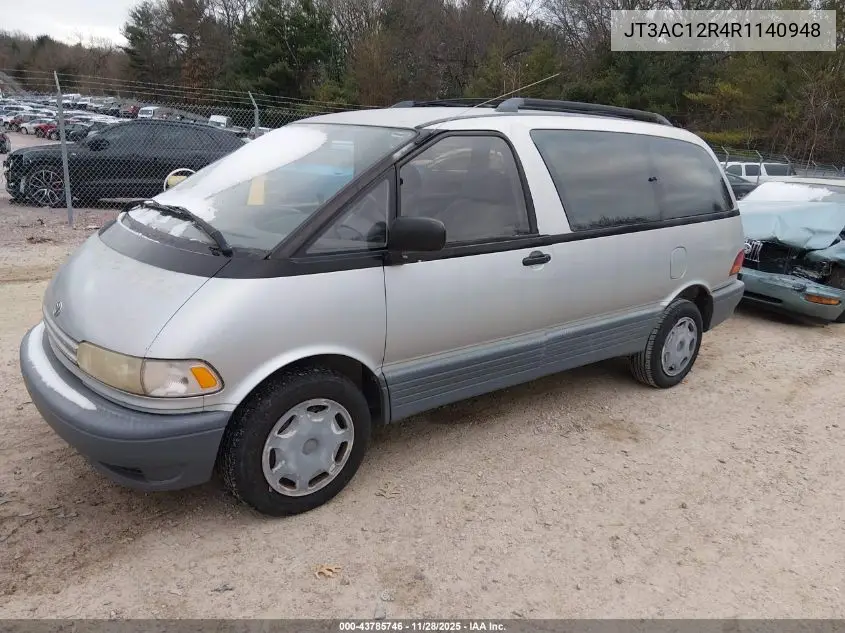 JT3AC12R4R1140948 1994 Toyota Previa Le