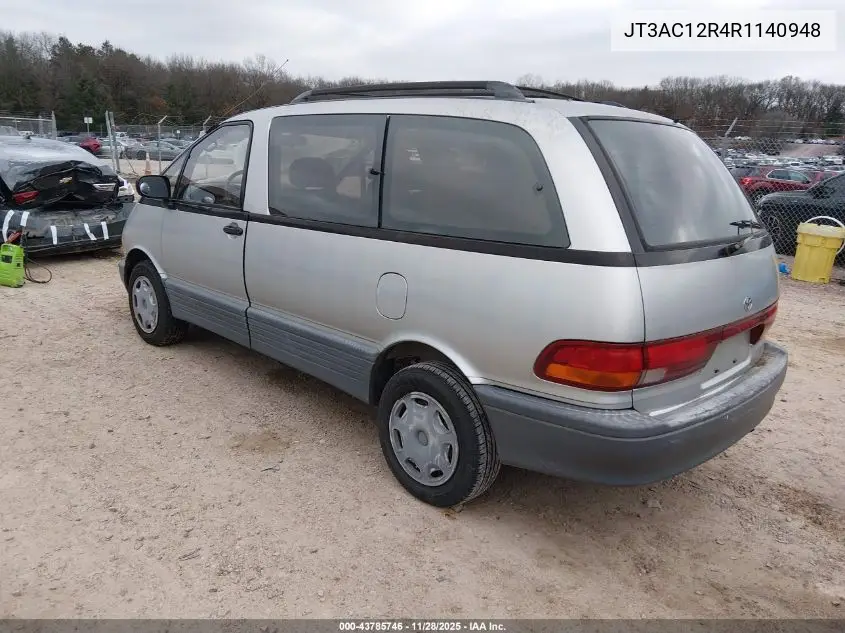 JT3AC12R4R1140948 1994 Toyota Previa Le