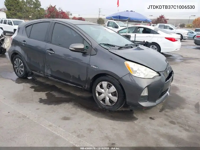 JTDKDTB37C1006530 2012 Toyota Prius C Three