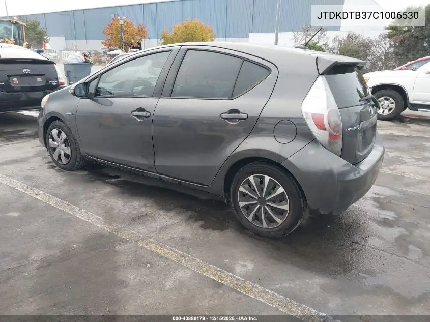 JTDKDTB37C1006530 2012 Toyota Prius C Three