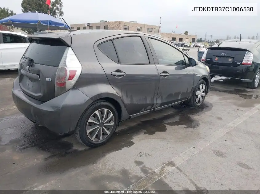 JTDKDTB37C1006530 2012 Toyota Prius C Three