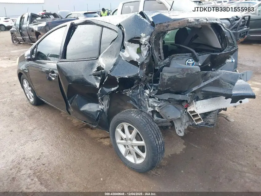 JTDKDTB33D1555983 2013 Toyota Prius C Three