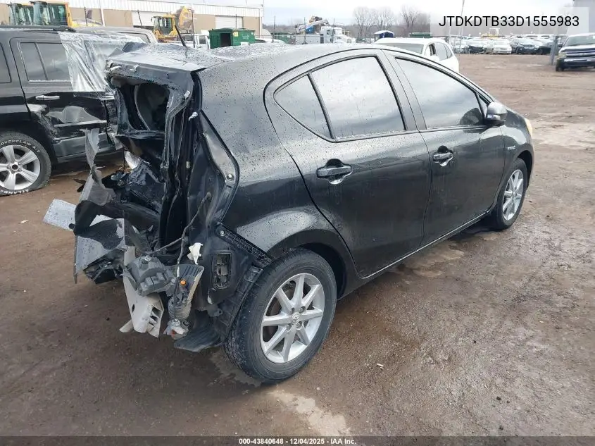 JTDKDTB33D1555983 2013 Toyota Prius C Three