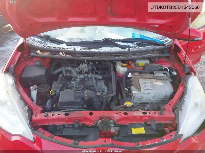 JTDKDTB35D1543060 2013 Toyota Prius C One
