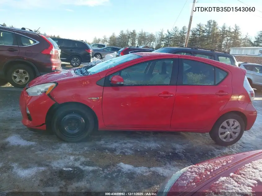 JTDKDTB35D1543060 2013 Toyota Prius C One