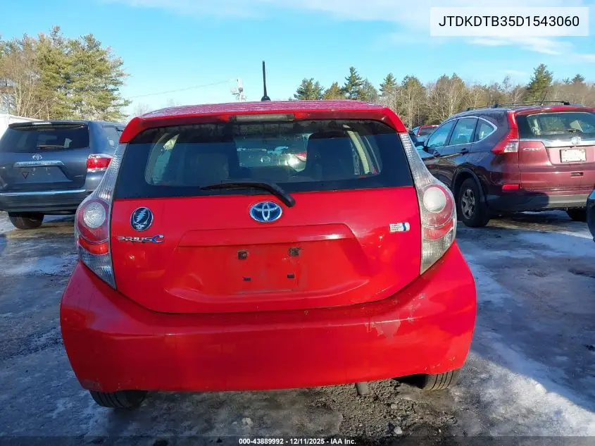 JTDKDTB35D1543060 2013 Toyota Prius C One