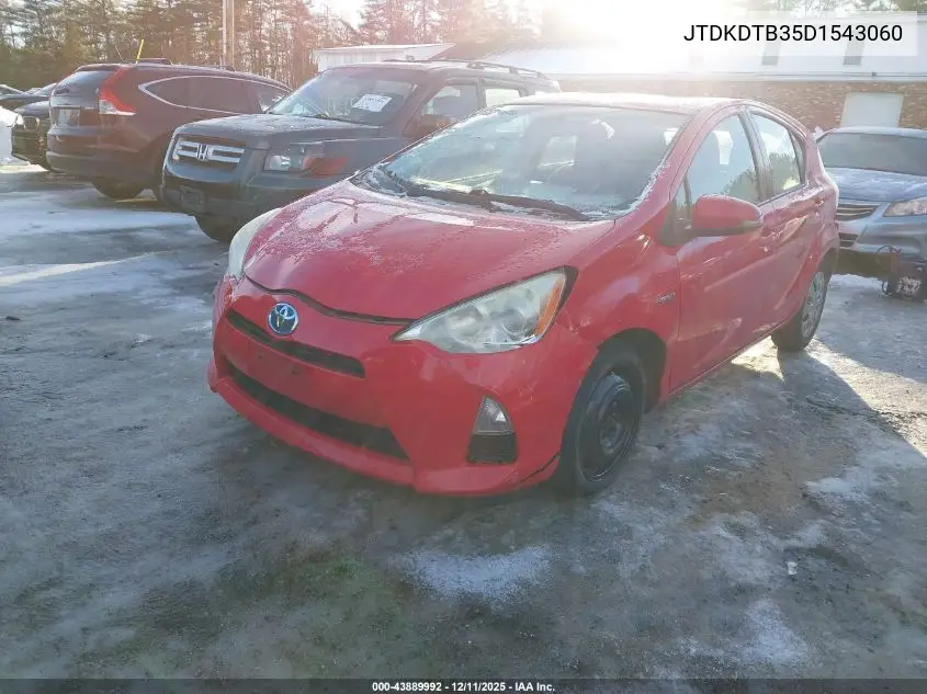 JTDKDTB35D1543060 2013 Toyota Prius C One