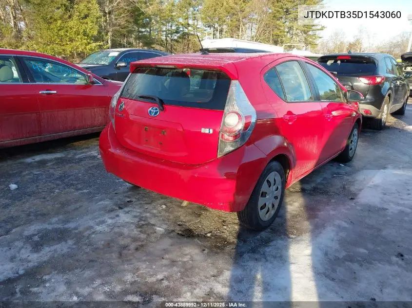 JTDKDTB35D1543060 2013 Toyota Prius C One